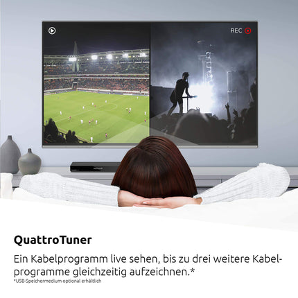 TechniSat TECHNISTAR K4 ISIO - Cable receiver with quad tuner (HDTV, HDMI, USB, DVRready, ISIO internet function, HbbTV, PiP, PaP, DVB-IP multicast, Conax CSP, remote control) black