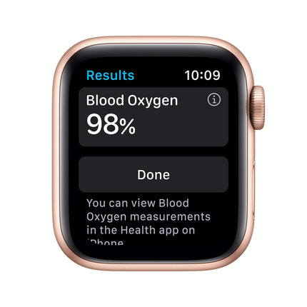 Apple Watch Series 6 (GPS, 40MM) Gold Aluminum Case with Pink Sand Sport Band (Refurbished)