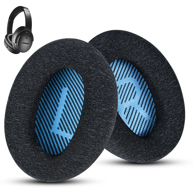 Comfort Ear Pads for Bose QuietComfort 25/QC25 Headphones, Compatible with QC35, QC35ii, QC45, QC15 and More, Exclusive Replacement Styles, s2