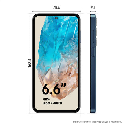 Samsung Galaxy M35 5G 6GB/128GB tumesinine kahe SIM-kaardi pesa SM-M356B