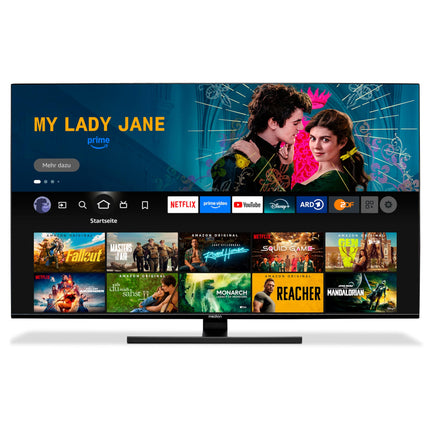 MEDION X16532 (MD 31413) 163,9 cm (65-tolline) QLED-teler (Fire TV, 4K nutiteler, Dolby Vision HDR, Dolby Atmos, Netflix, Prime Video)