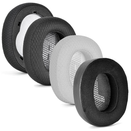 JBL E65 E65BTNC / DUET NC / LIVE650 BTNC LIVE660 BTNC kõrvaklappide vahetuskõrvapadjad, täiustatud mäluvahust kõrvapadjad (PU + samet, must)