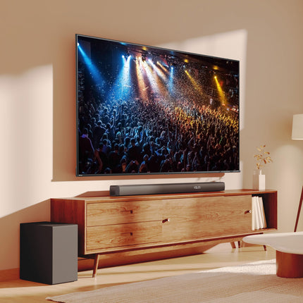 Hisense 85E7NQ Pro 215 cm (85-tollise) teleri komplekt, 4K UHD, QLED, nutiteler, Total HDR, Dolby Vision IQ Atmos, 144Hz (VRR), HDMI 2.1, mängurežiim PRO, kolmekordne tuuner HS3100 3.1