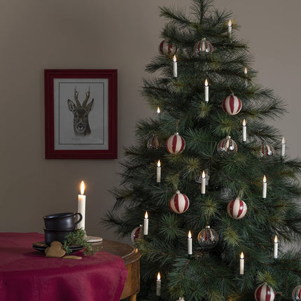 Konstsmide 1911-210 Christmas tree lighting indoor battery-operated number of bulbs 12 LED, White
