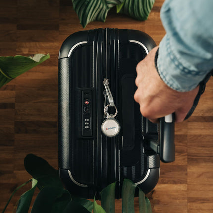 Verbatim My Finder mündikomplekt (2 tk), Bluetooth-jälgija võtmetele, seljakotile, kohvrile, rahakotile jne, ühildub Apple'i "Find My?" rakendusega, võtmeleidja vahetatava aku ja kaitseümbrisega