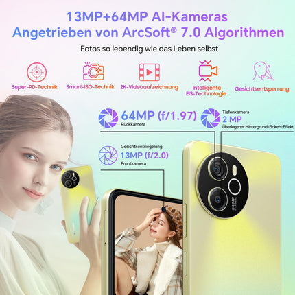 Blackview 2025 Shark 16GB+256GB, Helio G99, 120Hz 2.4K, 64MP, lepinguta nutitelefon, 6.78" FHD+, NFC, 13MP, 5000mAh aku 33W, 4G kahe SIM-kaardiga mobiiltelefonid