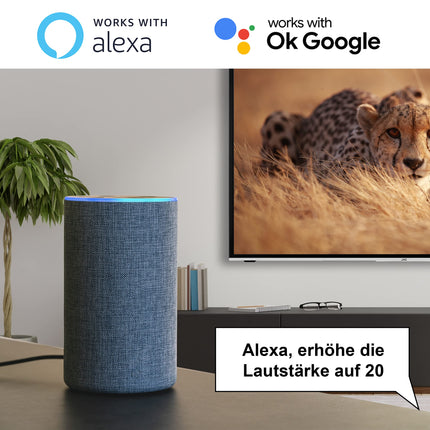 JVC LT-43VF5156 43-tolline televiisor/nutiteler (Full HD, HDR, kolmekordne tuuner, Bluetooth) – sisaldab 6 kuud HD+ [2023], must