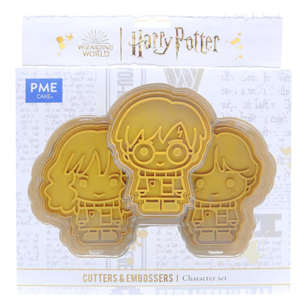PME Harry Potteri küpsise- ja fondandivormid, Harry, Ron ja Hermione