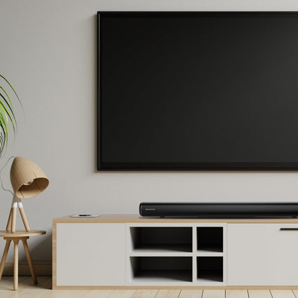Kenwood LS-600BT - 2.0ch Soundbar with Bluetooth, 60 W RMS, HDMI ARC, DSP, remote control, wall mountable, LED display, inputs: Line/USB/Optical