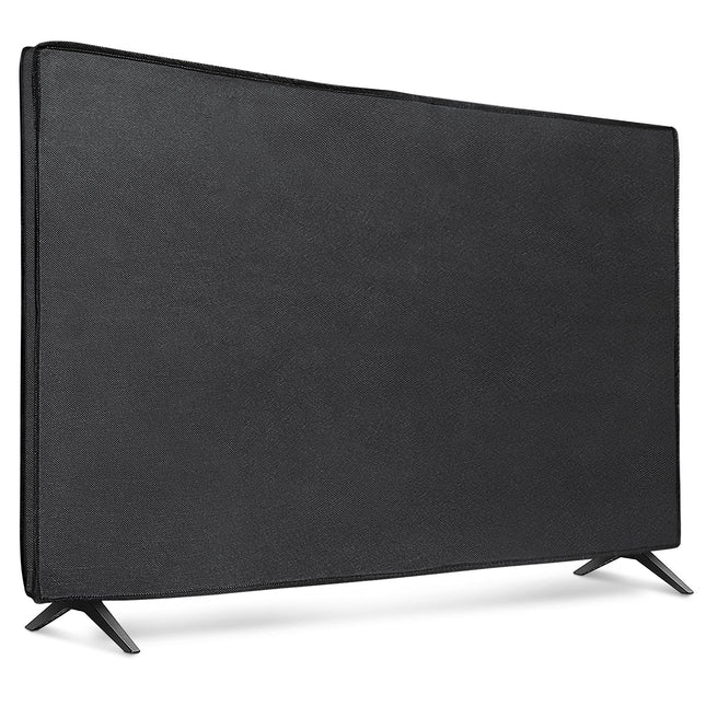 kwmobile 75" TV Cover - Indoor TV Screen Protector Cover - TV Screen Dust Cover - Black