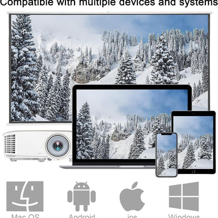 OBEST juhtmevaba HDMI-adapter 4K, 5G HD HDMI WiFi-ekraaniadapter, juhtmevaba ekraanivastuvõtja Miracasti/DLNA/Airplay jaoks Androidis/OS-is/Windowsis/Mac OS-is/monitoris/projektoris