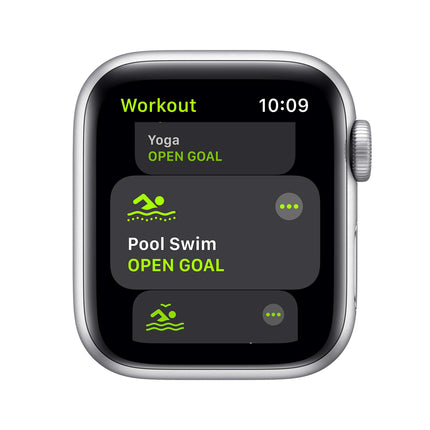 Apple Watch SE 2020 (GPS, 40MM) Silver Aluminum Case with White Sport Band (Refurbished)