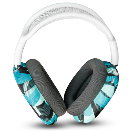 WC ShellZ Max – Protective earphone shells for Airpods Max by Wicked Cushions | Made of high-quality silicone | Cyan Prism