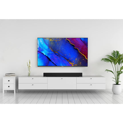MEDION P61155 2.0 Soundbar with Bluetooth (incl. remote control, touch control, HDMI (ARC), AUX, optical input, 2 x 30 W RMS)