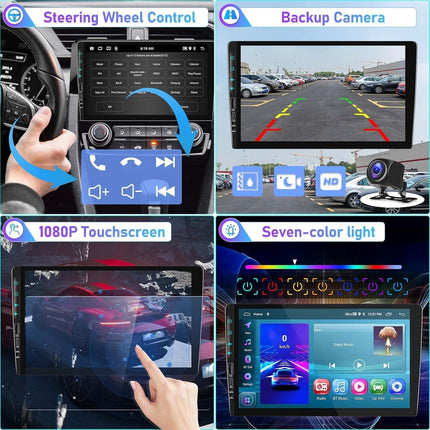 SIXWIN 2+64G Android 13 autoraadio Suzuki Splash Ritz 2004-2014 jaoks koos Carplay/Android Auto/Mirrorlinkiga, 9-tolline mahtuvuslik puuteekraan, toetab WiFi/GPS/FM/Bluetooth/SWC + AHD tahavaatekaamera + MIC-P2