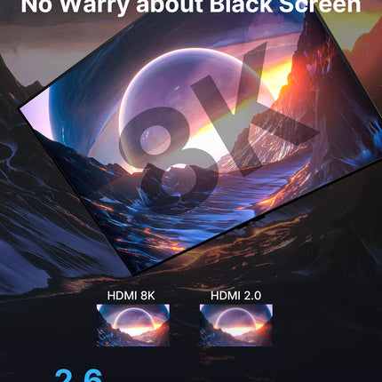 JSAUX 8K HDMI-kaabel 7,5 meetrit, HDMI 2.1 kaabel, kiire Etherneti ühendus 48 Gbps, 8K@60Hz, 4K@120Hz, UHD HDR 10+, eARC, Dolby Vision, 3D, VRR, ühildub PS4 Pro, PS5, 8K mängude ja teleriga