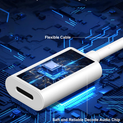 USB-C Lightning-kõrvaklapiadapter iPhone 16 15 Pro Max Plus iPad 10 jaoks, Type-C Lightning-heliadapter Type-C Aux-adapter kõrvaklappide heli ühendamiseks iPad Pro Mini 6 Air 4th Air 5th S23 FE Ultra jaoks