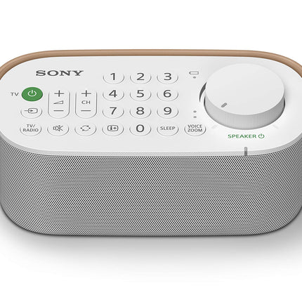 Sony Wireless Portable TV Speaker for the Hearing Impaired and Seniors - White (SRSLSR200.CE7), One Size