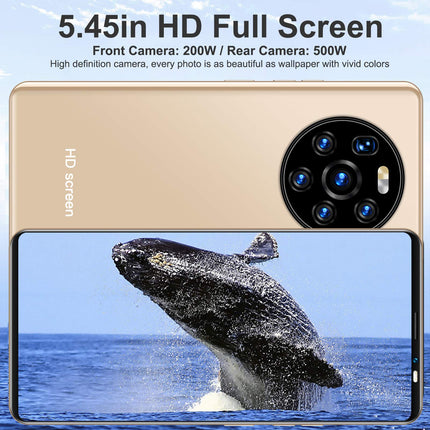 LANDVO mate40 pro Android-telefon, 5,45-tolline lepinguta nutitelefon, odav, 512 MB RAM + 4 GB ROM kahe SIM-kaardiga nutitelefon, 2 MP + 5 MP kahekordne kaamera 1500 mAh akuga Android 6.0 jaoks