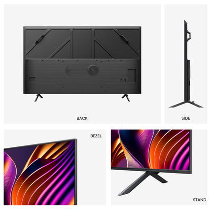 Hisense 85E7NQ Pro 215 cm (85-tolline) televiisor, 4K UHD, QLED, nutiteler, Total HDR, Dolby Vision IQ Atmos, 144Hz (VRR), HDMI 2.1, mängurežiim PRO, kolmekordne tuuner, sisseehitatud Alexa, tumehall, [2024]