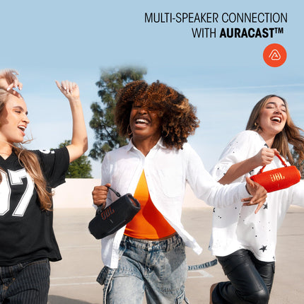 JBL Charge 6, Portable Bluetooth Speaker, 28 Hour Battery Life, IP68 Waterproof, Dust and Shock Resistant, Pro Sound with AI Sound Boost, Auracast Multi-Speaker, Black