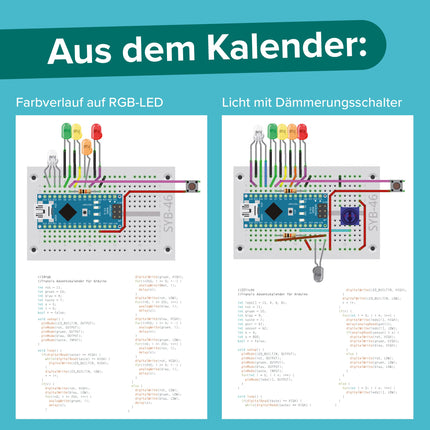 FRANZIS 55110 - Arduino advendikalender, ehita nutikas piparkoogimaja 24 päevaga, sisaldab 56-leheküljelist kasutusjuhendit, jootmist pole vaja