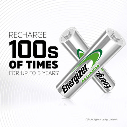 Energizer Rechargeable AA, 4 pack