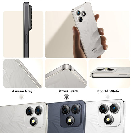 Ulefone Note 18 Pro lukustamata mobiiltelefon, 12 GB + 256 GB / 2 TB laiendatav, 64 MP + 32 MP kaameraga nutitelefon ilma lepinguta, 6,78-tolline HD+ ekraan, 5450 mAh aku, Android 14 nutitelefon, OTG/NFC/GPS/kaks SIM-kaarti - must