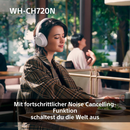 Sony WH-CH720N juhtmevabad Bluetooth-mürasummutavad kõrvaklapid kõrge helikvaliteediga, ümbritseva heli režiimiga, kerge disainiga, kuni 50-tunnise akueaga, iOS ja Android - roosa