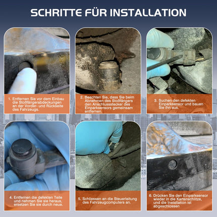 GEAREVER parkimisandur PDC andur parkimisabi parkimisassistent tagumine ees ühildub Mercedes-Benz C-klassi W203 W204 T-mudeli S203 S204 E-klassi W211 W212 M-klassi W166 2215420417, 4 tükki