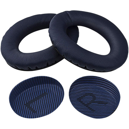 Kõrvapadjad Bose QuietComfort 35 ii jaoks, kvaliteetsed vahetuspadjad Bose QuietComfort 35 QC35 kõrvaklappidele, vahetuskõrvapadjad, mis ühilduvad Bose QuietComfort 35 II QC35 II kõrvaklappidega (kesköösinine)