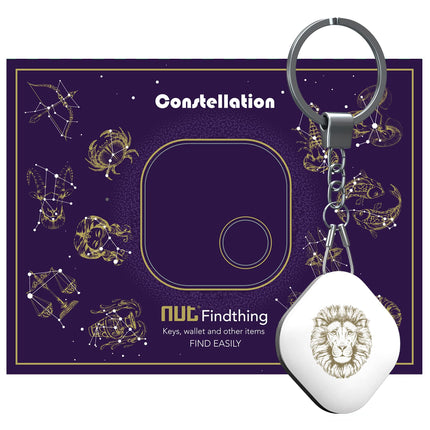 Nutale Key Finder - Lion Find with App Bluetooth, iOS and Android, Community Search Function, Item Tracker Support Remote Control, Wallet Tracker, Good Idea for Your Lost Items (Lion)