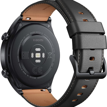 Xiaomi Watch S1 DE Smartwatch made of stainless steel and sapphire glass (1.43" AMOLED HD; 117 training modes; SpO2 monitoring, NFC; GPS, 5ATM, up to 12 days battery life S1 GL Black