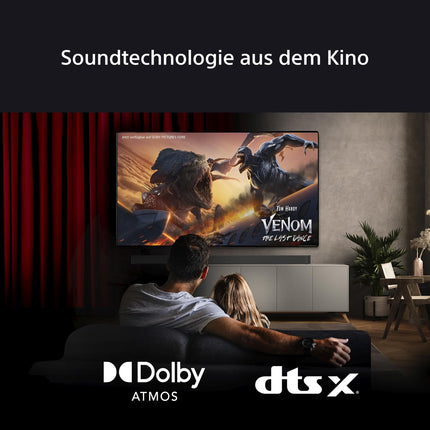 Sony BRAVIA Theatre Bar 6 bassikõlariga (3.1.2-kanaliline ruumiline heli, ülespoole suunatud kõlarid, Dolby Atmos, DTS:X, AI Voice Zoom 3 BRAVIA teleri kaudu, DSEE muusika esitamiseks) must