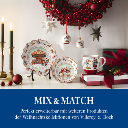 Villeroy &amp; Boch – Annual Christmas Edition Annual Bell 2024 Colorful, Christmas Bell, Tree Decoration, Christmas Decorations, Collectible, Premium Porcelain, Plastic