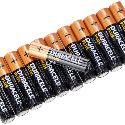 Duracell Plus LR03 AAA mikroleelispatareid, 12 tk pakis