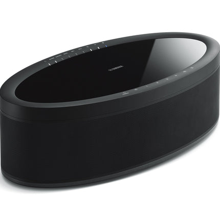 Yamaha MusicCast 50 muusikakast (mitmetoaline stereokõlar, mis ühildub Alexa hääljuhtimisega – mugav muusika voogedastus – juhtmevaba kõlar ruumi täitva heliga) must