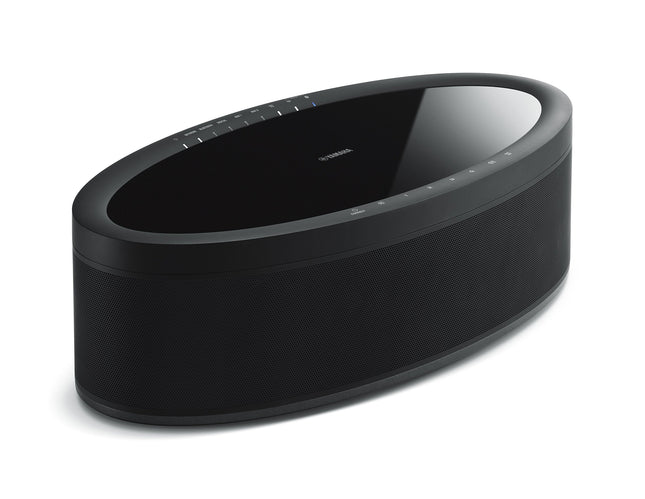 Yamaha MusicCast 50 muusikakast (mitmetoaline stereokõlar, mis ühildub Alexa hääljuhtimisega – mugav muusika voogedastus – juhtmevaba kõlar ruumi täitva heliga) must