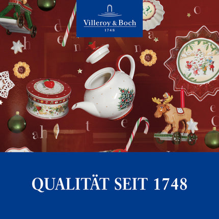Villeroy &amp; Boch – Toy's Delight jug with lid, Christmas teapot, coffee pot, Christmas decoration, Christmas decorations, Christmas tree premium porcelain