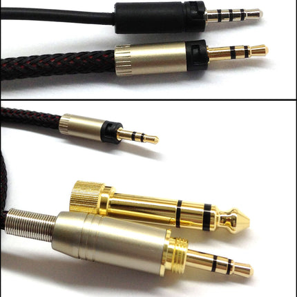 "TABLET asendus-helikaabel, mis ühildub Sennheiser Momentum, Momentum 2.0, Momentum 3 ja HD1 kõrvaklappidega, 1,8 m