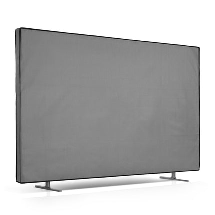 kwmobile 75" TV Cover - Indoor TV Screen Protector Cover - TV Screen Dust Cover - Light Grey