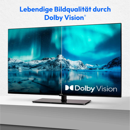 MEDION X14331 (MD 30250) 108 cm (43-tolline) televiisor (Fire TV, 4K nutiteler, Dolby Vision HDR, Dolby Atmos, Netflix, Prime Video)