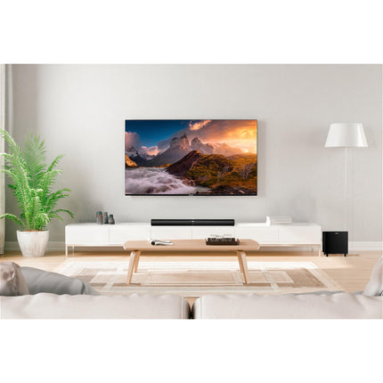 MEDION P64150 2-ühes teisendatav Bluetooth-teleri heliriba juhtmevaba subwooferiga (2.1 heliriba, 2 x 30 vatti, 60-vatine subwoofer, seinale kinnitatav, HDMI ARC CEC-ga, AUX, optiline sisend)