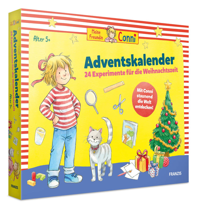 FRANZIS 67207 - Minu sõber Conni advendikalender, 24 jõulueksperimenti, lastele vanuses 5 aastat ja vanemad