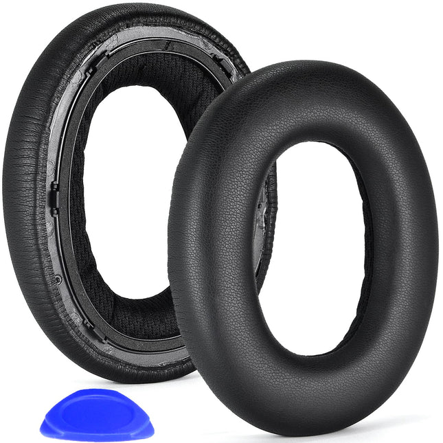 Px7 kõrvapadjad - Defean vahetuskõrvapadjad, mis ühilduvad Bowers &amp; Wilkins Px7 juhtmevabade Bluetooth-kõrvaklappidega, suure tihedusega mürasummutav vaht (must proteiinnahk)