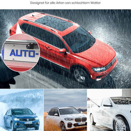 Auto-VOX tahavaatekaamera autole: Plug &amp; Play 4.8" 1080P tahavaatekaamera järelpaigaldatav stabiilne signaal, selge öise nägemisega tahavaatekaamerasüsteem, IP69K tahavaatekaamerad 3x suumiga veoautodele, maasturitele ja matkaautodele
