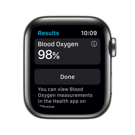 Apple Watch Series 6 (GPS + Cellular, 40MM) grafiidist roostevabast terasest korpus musta spordirihmaga (taastatud)