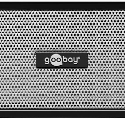 Goobay 95041 stereokõlar 6W teleri, arvuti, mobiiltelefoni, Maci ja sülearvuti jaoks USB-heliriba 2x 3W, helisüsteem digitaalse võimendi ja subwoofermembraaniga, must