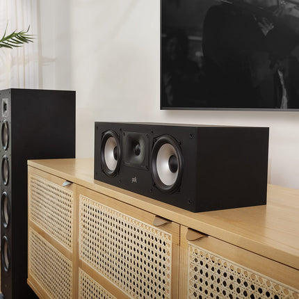 Polk Audio Monitor XT30 keskkõlar, Hi-Res sertifitseeritud, Dolby Atmos ja DTS:X ühilduv (tükk), must
