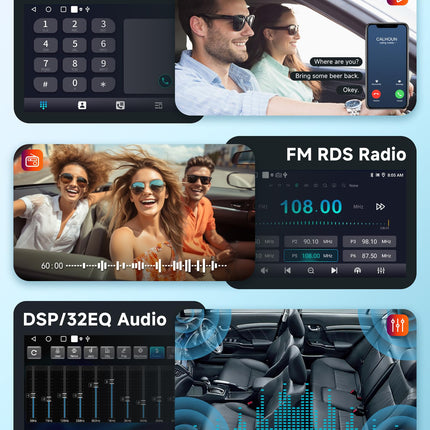 【2+64G】 Hodozzy Carplay autoraadio Toyota Vitz XP10 Yaris Platz Echo 1999-2005 jaoks, 9-tolline puutetundlik ekraan koos Android Auto/DSP/WiFi/GPS/RDS/FM/Bluetooth/USB-ga
